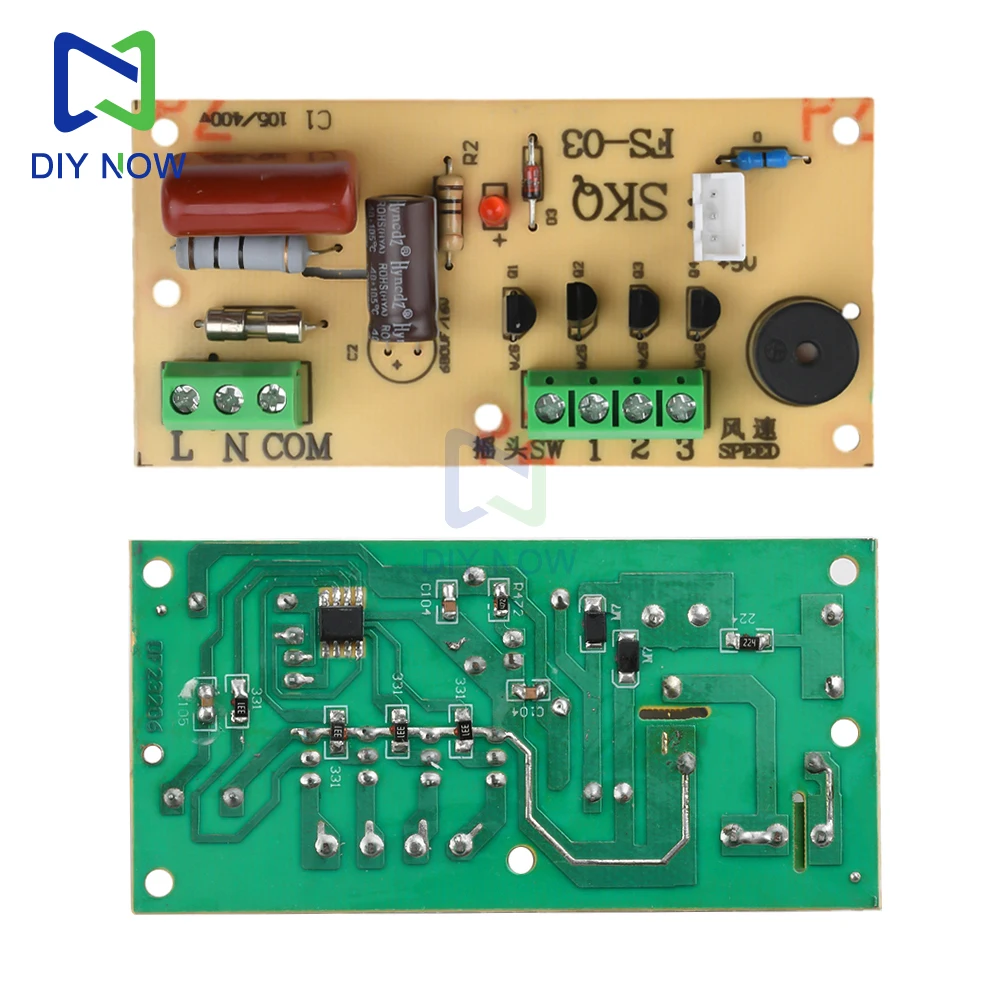 Universal fan remote control board compatible with floor fan shaking fan table fan modification board circuit control motherboar