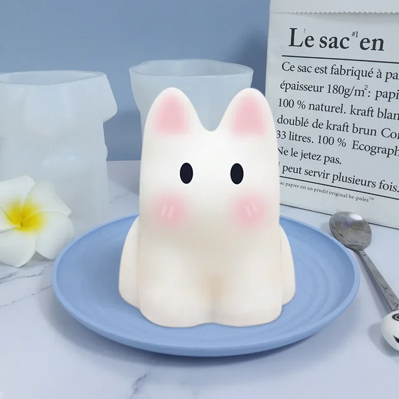 

DIY Cute Cat Duck Pudding Jelly Jelly Powder Mousse Cake Silicone Mold