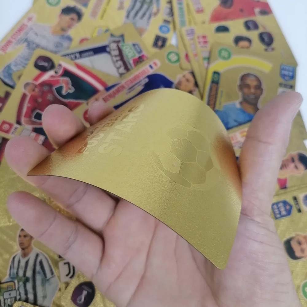 Football Cards FIFA Sports Star Soccer Card World Cup Board Game TCG Gold Fans Collection Children Birthday Gifts 55pcs