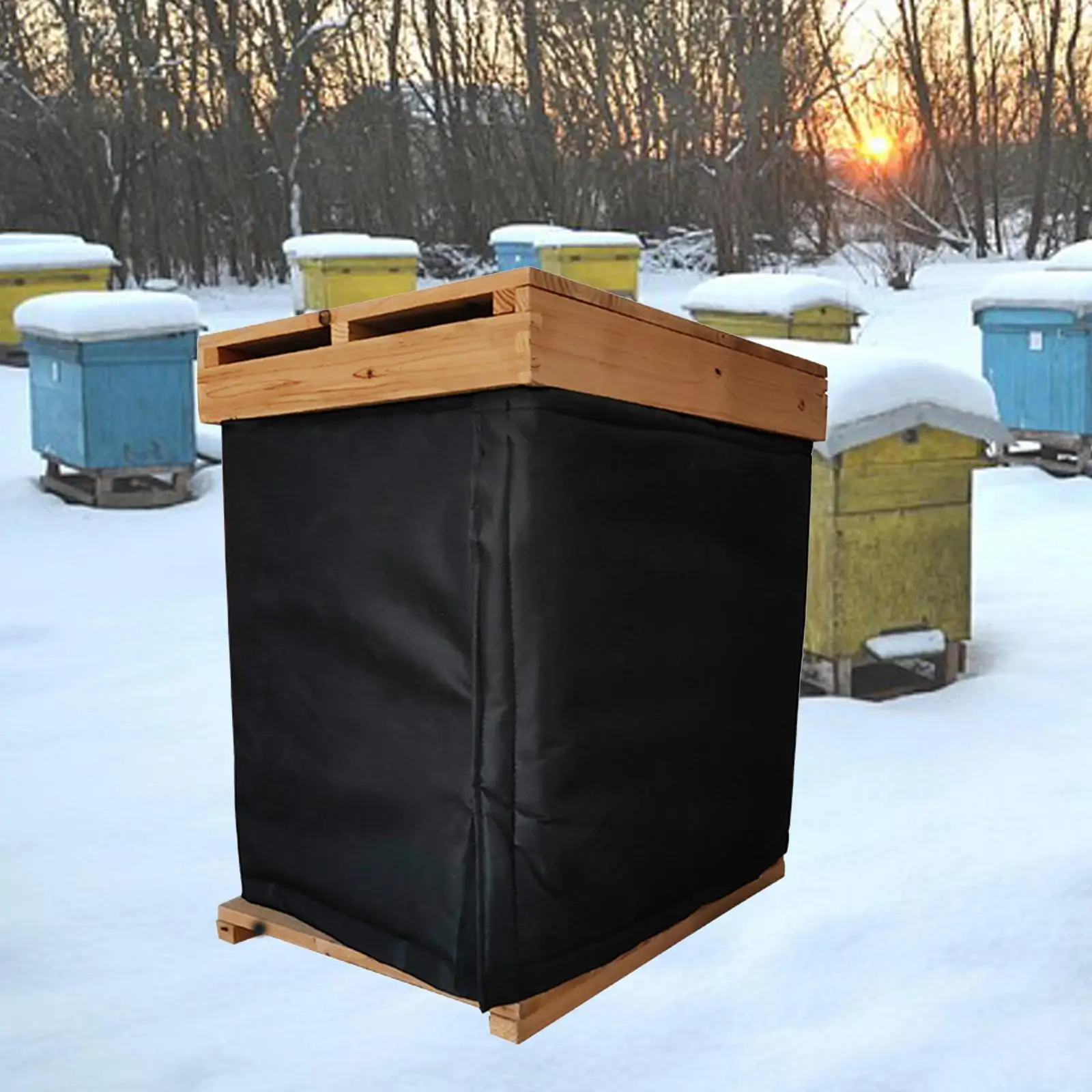 Winter Bee Hive Wrap Beehive Covering Bee Mating Box Oxford Insulated Cover