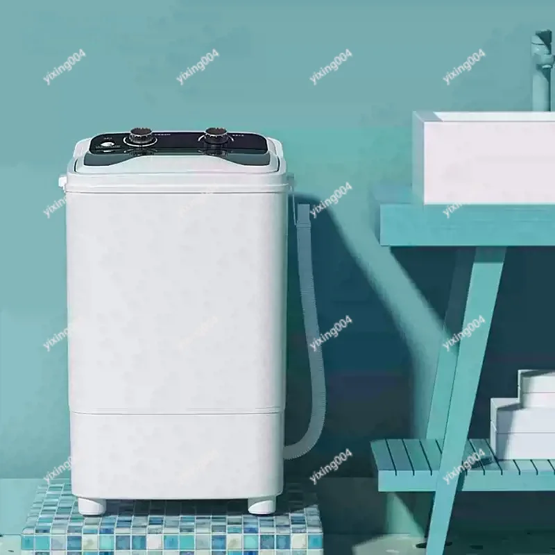 Picture 3: Semi-Automatic Single Tub Washing Machine Large Capacity With Spin Dryer For Home Dorm Use