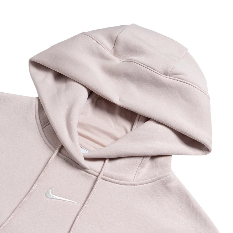 نايك المرأة البلوز Nsw Phnx Flc Os Po هوديي مبطنة بالصوف ملابس رياضية غير رسمية بلون سترة الموضة Dq5861-667