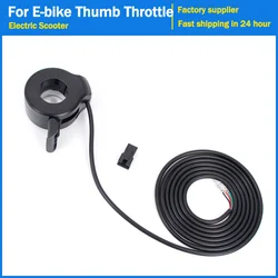 1PC E-bike Thumb Throttle, Finger Thumb Throttle, Ebike Accelerator, Electric Scooter Electric Bicycle Part Kit 3 Wire Grip new