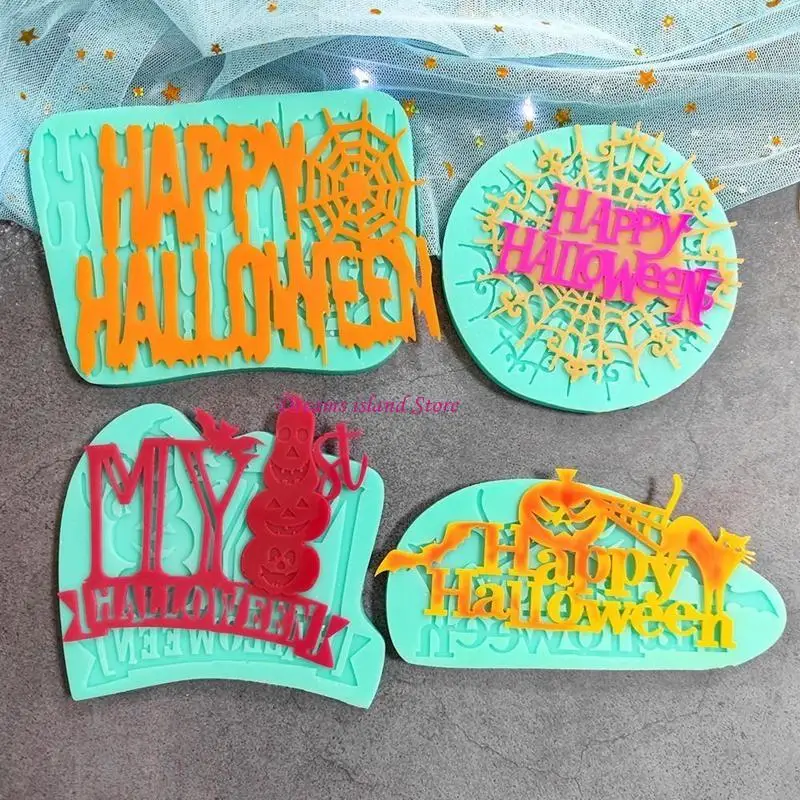 Soap Molds Handgemaakte zeepbar Craft Keuken Bakgereedschap Halloween -thema Veilig HX6C