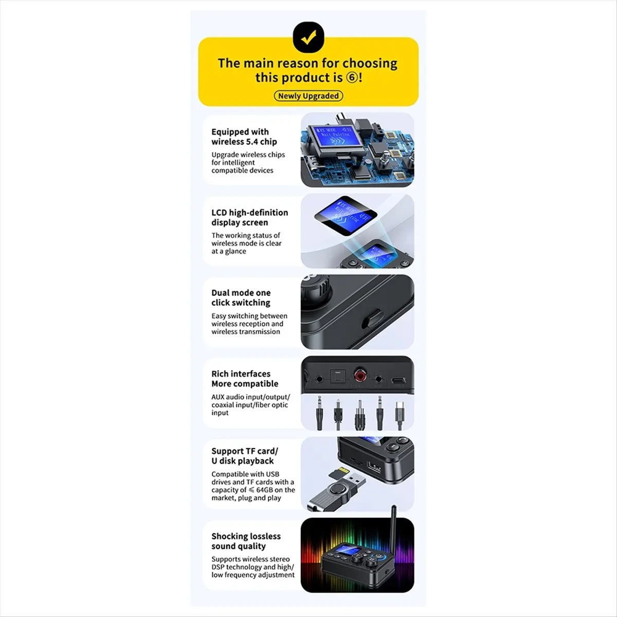 

Bt 5,4 аудиопередатчик-приемник 3,5 мм для AUX оптический коаксиальный стерео беспроводной преобразователь для динамика ТВ ПК автомобиль [AA74-AAA]