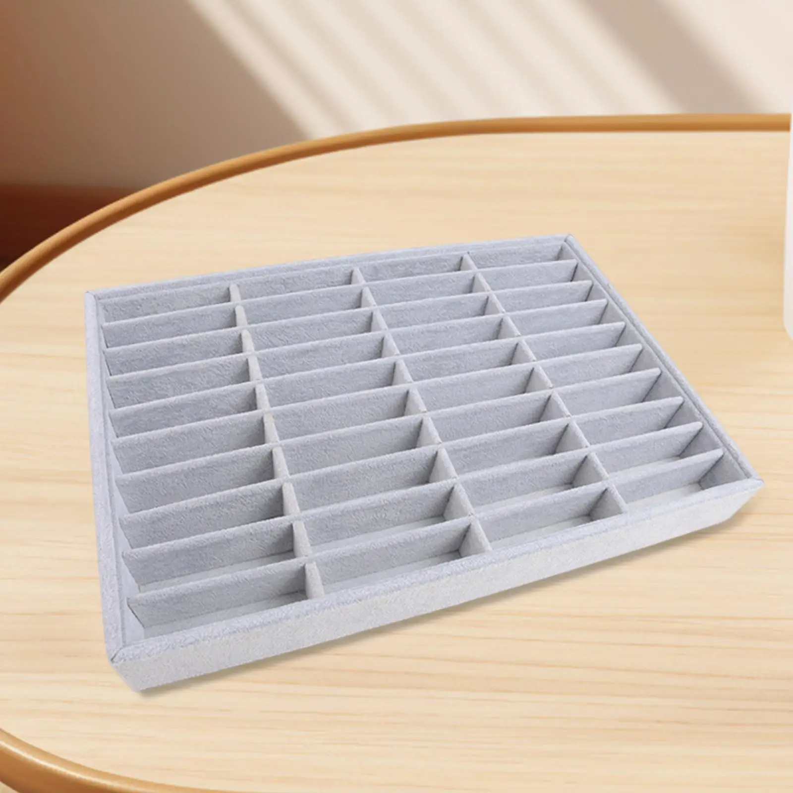 

Поднос для ювелирных изделий, держатель для браслета, 40 сеток, прямоугольный, многофункциональный, элегантный, органайзер для браслетов, лоток для ювелирного магазина, прямая трансляция