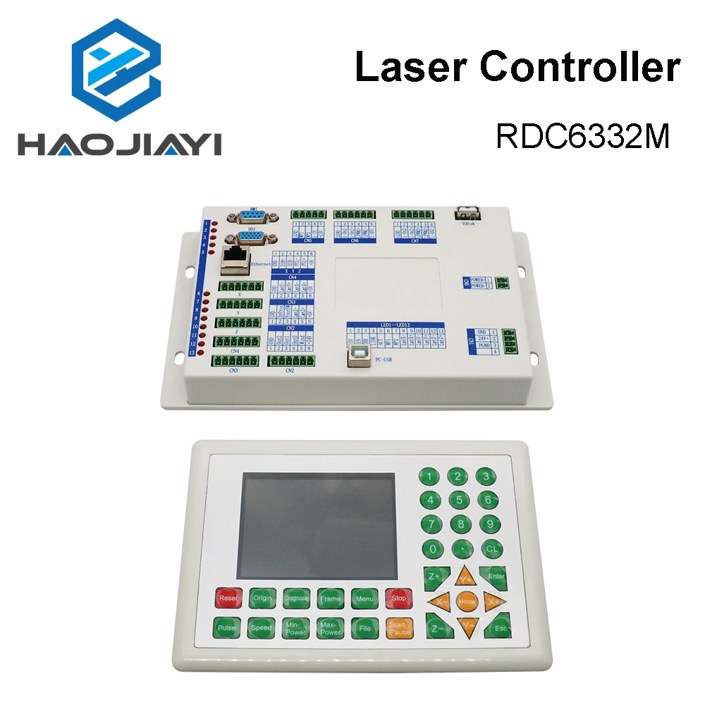 

HAOJIAYI Ruida RD RDC6332G 6332M Co2 Laser DSP Controller for Laser Engraving and Cutting Machine RDC DSP 6332G 6332M