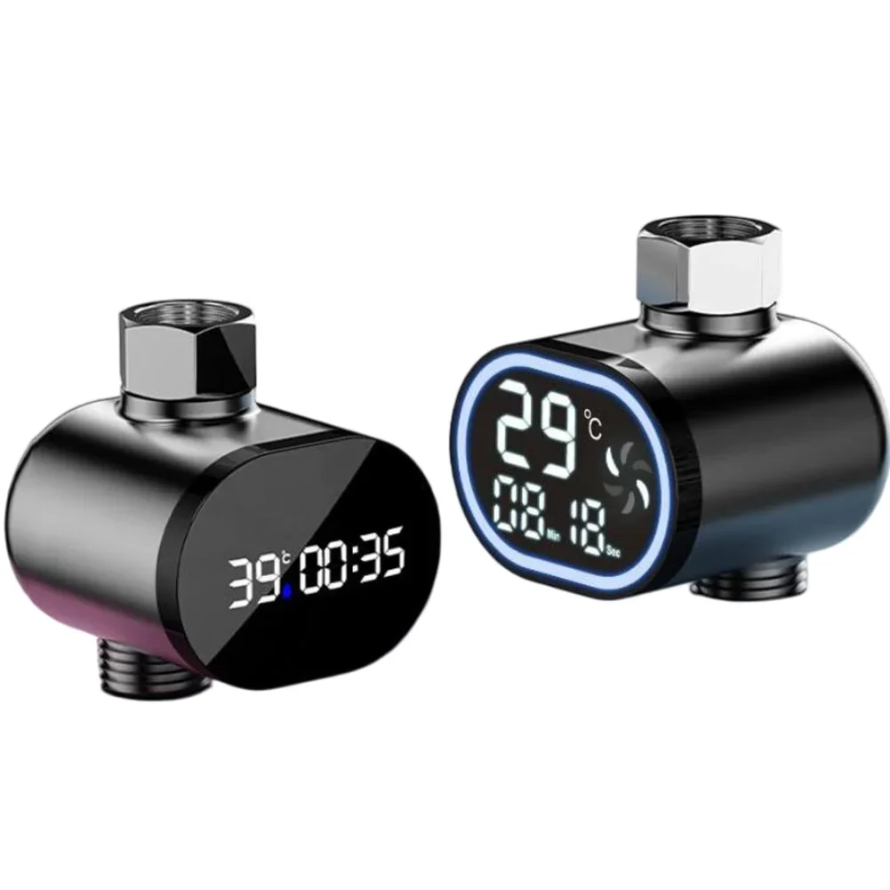 Shower Water Thermometer With Visual LED Digital Display Color Changing For Baby Bath Safety Monitoring Faucet Accessories