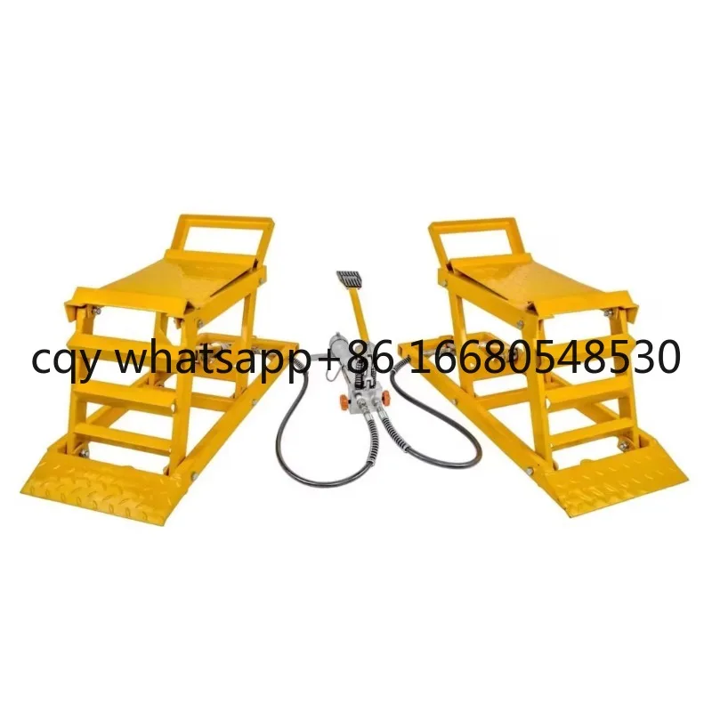 

CE Manufacturer 2T Hydraulic Car Lift OEM Adjustable Ramps Portable Garage Steel Ramp Jack Repair Ramp Auto Vehicle Lifter