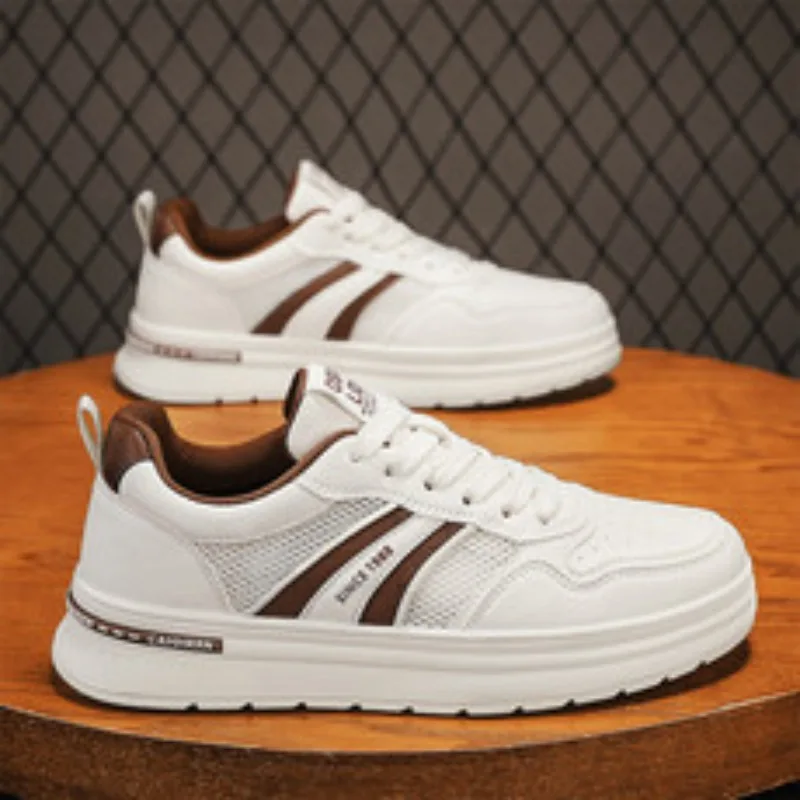 

Large Four Seasons Breathable Lightweight Trendy Men's Sports Shoes Skateboarding Shoe Chunky Sneakers Height Increasing Shoes