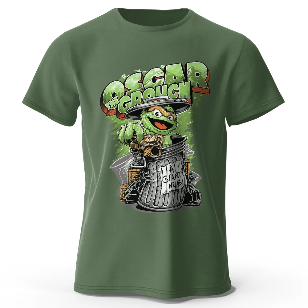 Bedrucktes Essential Everyday-T-Shirt aus 100 % Baumwolle für Herren, kurzärmliges T-Shirt aus weichem Stoff mit Rundhalsausschnitt, Unisex-Komfort-Passform