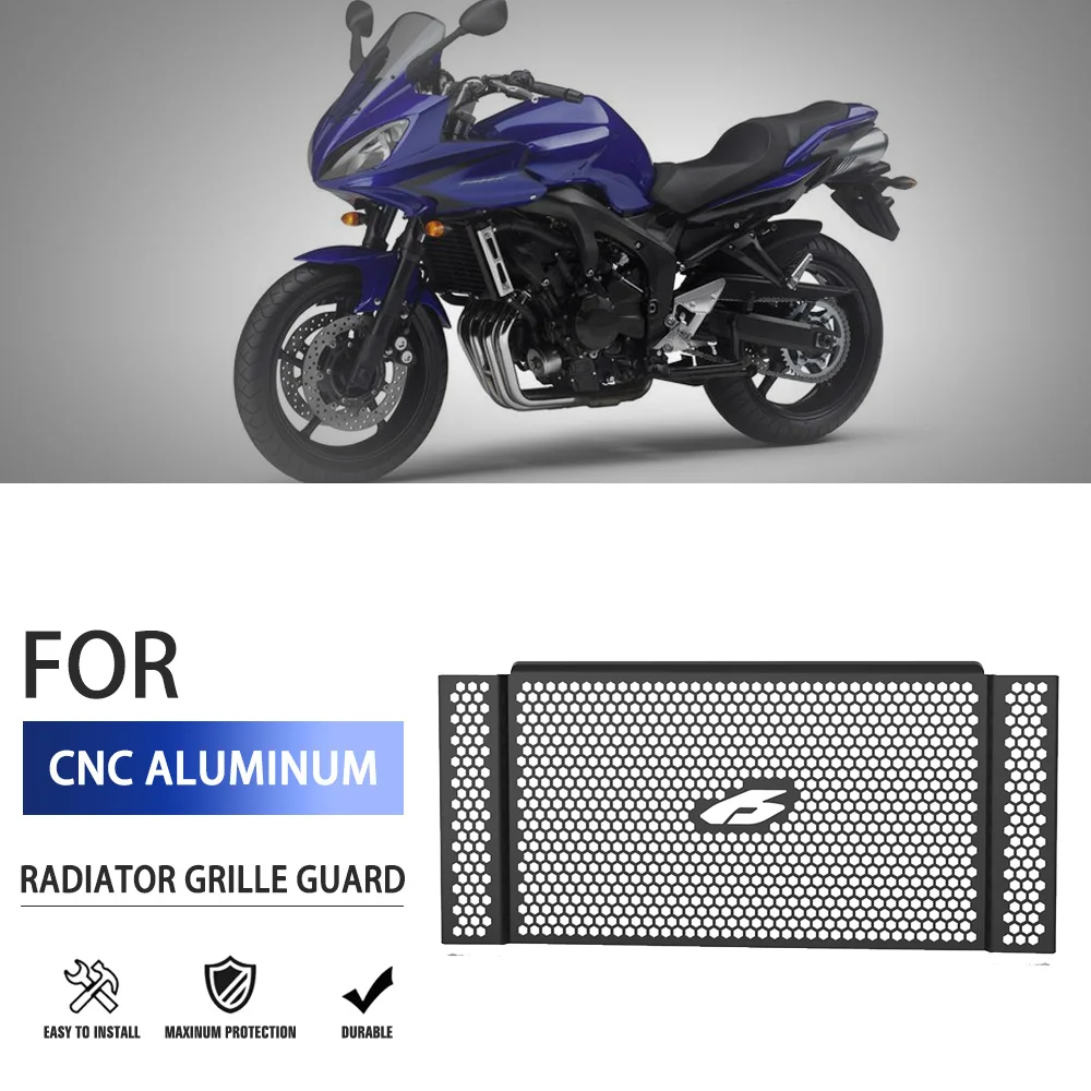 

Motorcycle Radiator Grille Guard Cover Fuel Tank Cooler Cover FOR YAMAHA FZ6 Fazer 2007 2008 2009 2010 FZ 6 Fazer Accessories