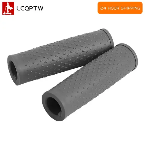 샤오미 M365 1S 프로 프로2 미3 전동 스쿠터 교체 부품용 1쌍 고무 핸들바 그립 핸들 미끄럼 방지 커버