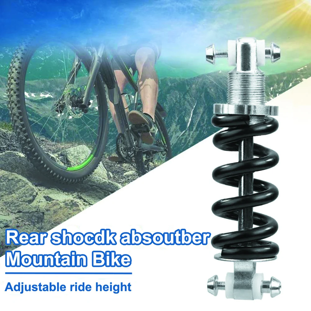 MTB Rear Suspension Damper Spring Shock Absorber 125mm 450LBS/In Stainless Steel Bicycle Spring Shock Bike Accessories Wholesale