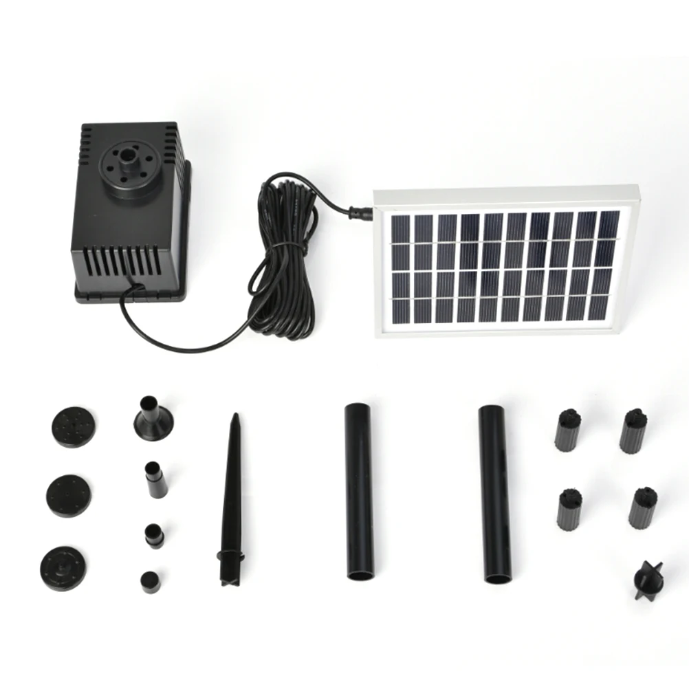 

Solar Water Pump 200L/H 80cm Max Height for Fountain Pond Garden Bird Bath Aquarium Hydroponic System Solar Powered Easy Install