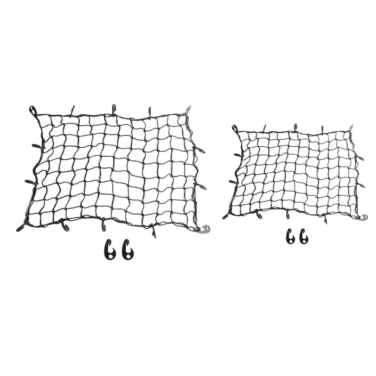 Generic Roof Rack Cargo Net Accessories Lightweight High Performance with Hooks