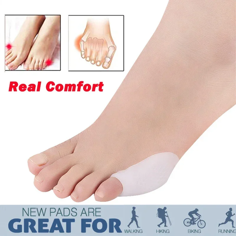 Pinky Toe Bunion Pads Gel Little Toe Protector Small Toe Pain Relief From Friction Pressure Bunions Personal Health Care 2pcs