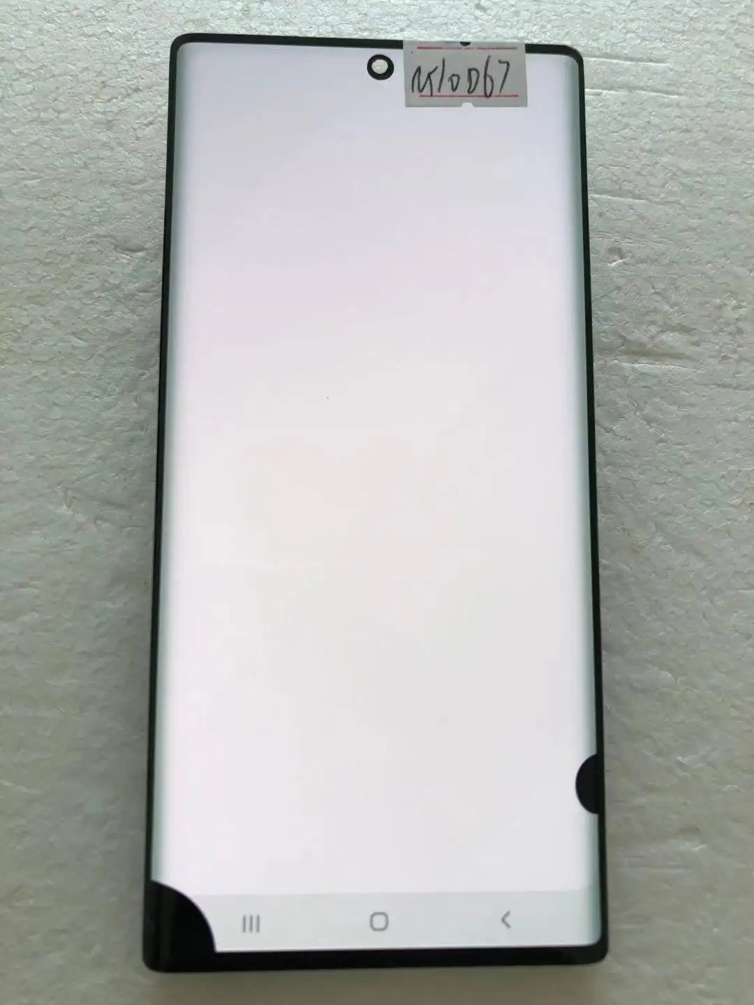 Super AMOLED LCD Screen, Applicable for Samsung Note10, G9700, with Good Touch Function, A Many Small Defects with Frame