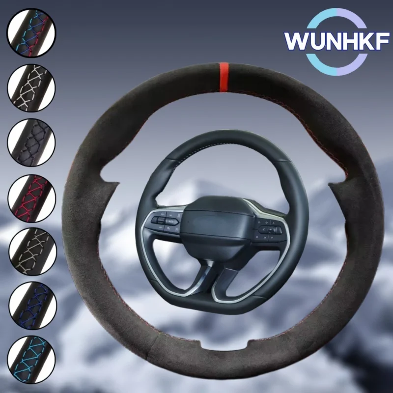 

Custom Car Steering Wheel Braid Cover Anti Slip And Comfortable 100% Fit For Ford Mondeo 2022 Car Products Steering Wrap