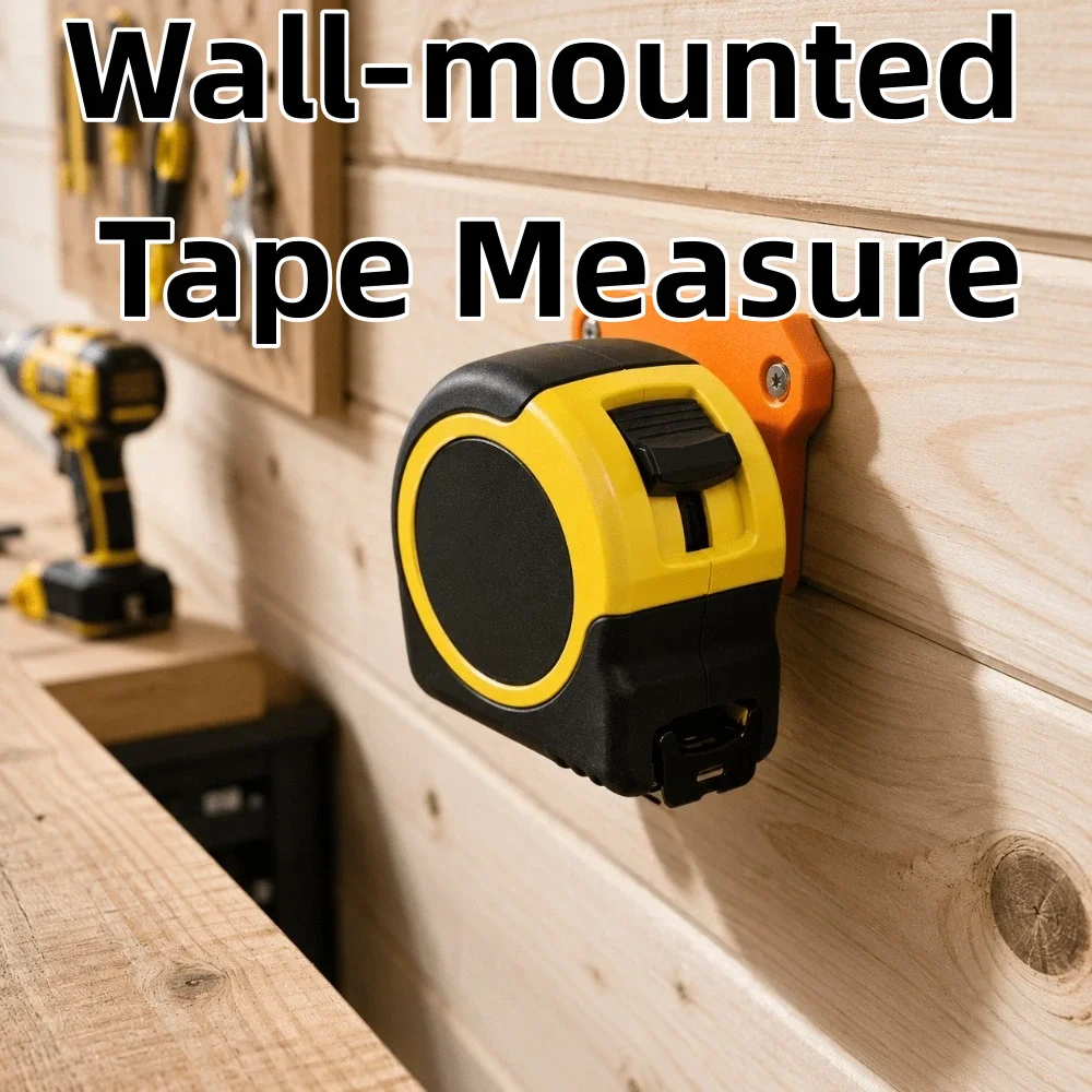 2 Pieces Universal Tape Measure Holder (Screws not included) For Men's Tools And Gifts - Suitable For Tape Measures