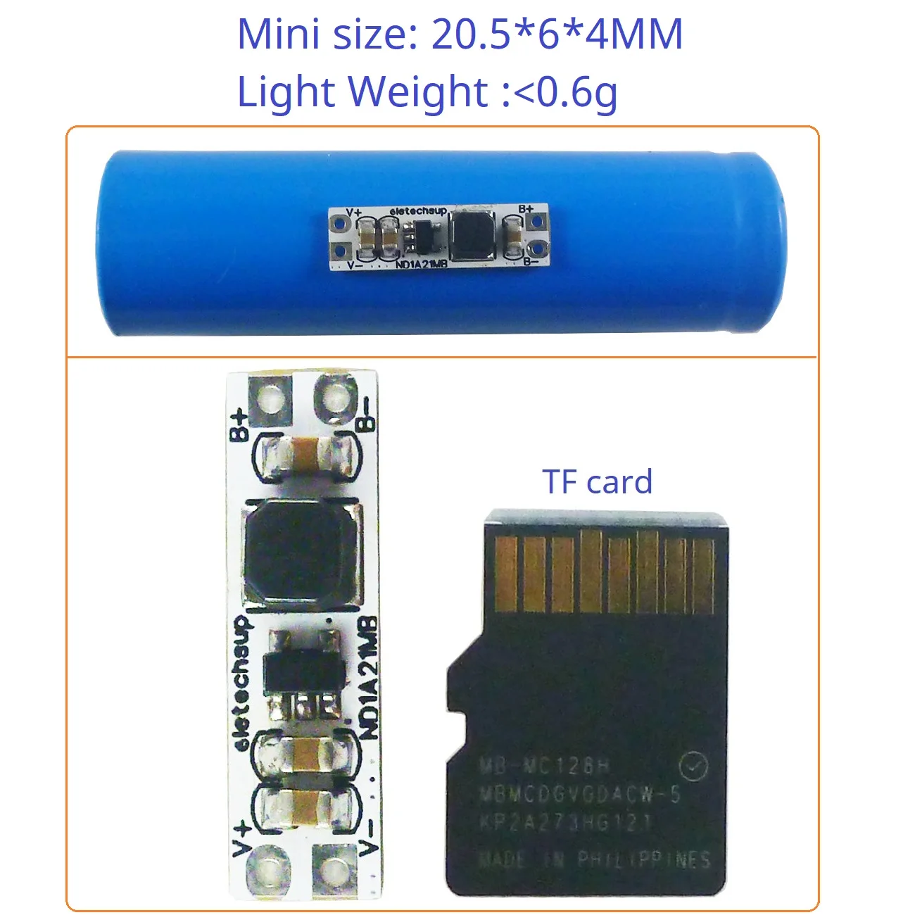 Mini Bidirectional 5V 1.2A UPS Module 3.7V 3.8V 4.2V Charge Discharge Mobile Power module for Li-Ion Li-Polymer IP Camera