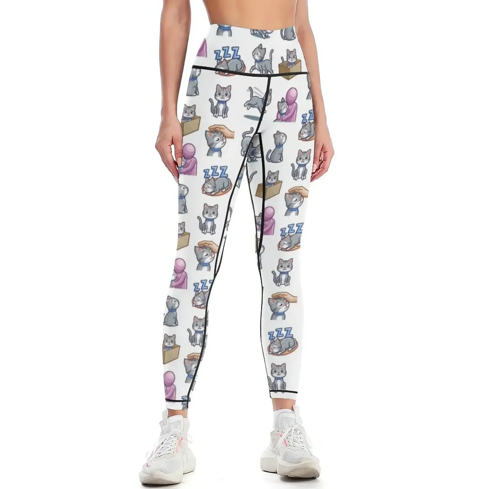 

Cat Collection V1 Leggings legging gym sporty woman push up trousers Tight fitting woman Womens Leggings