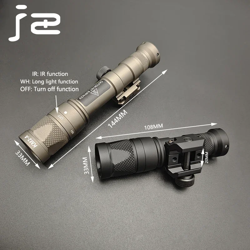 Sotac Metal SF M300 M600V IR lighting Scout Light Tactical LED Flashlight Hunting Rail Mount Weapon light For Picatinny Rail