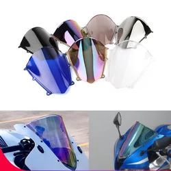 Motorcycle Windshield Double Bubble WindScreen Visor Fairing Deflector For Honda CBR600RR CBR 600 RR F5 2007-2009 2010 2011 2012