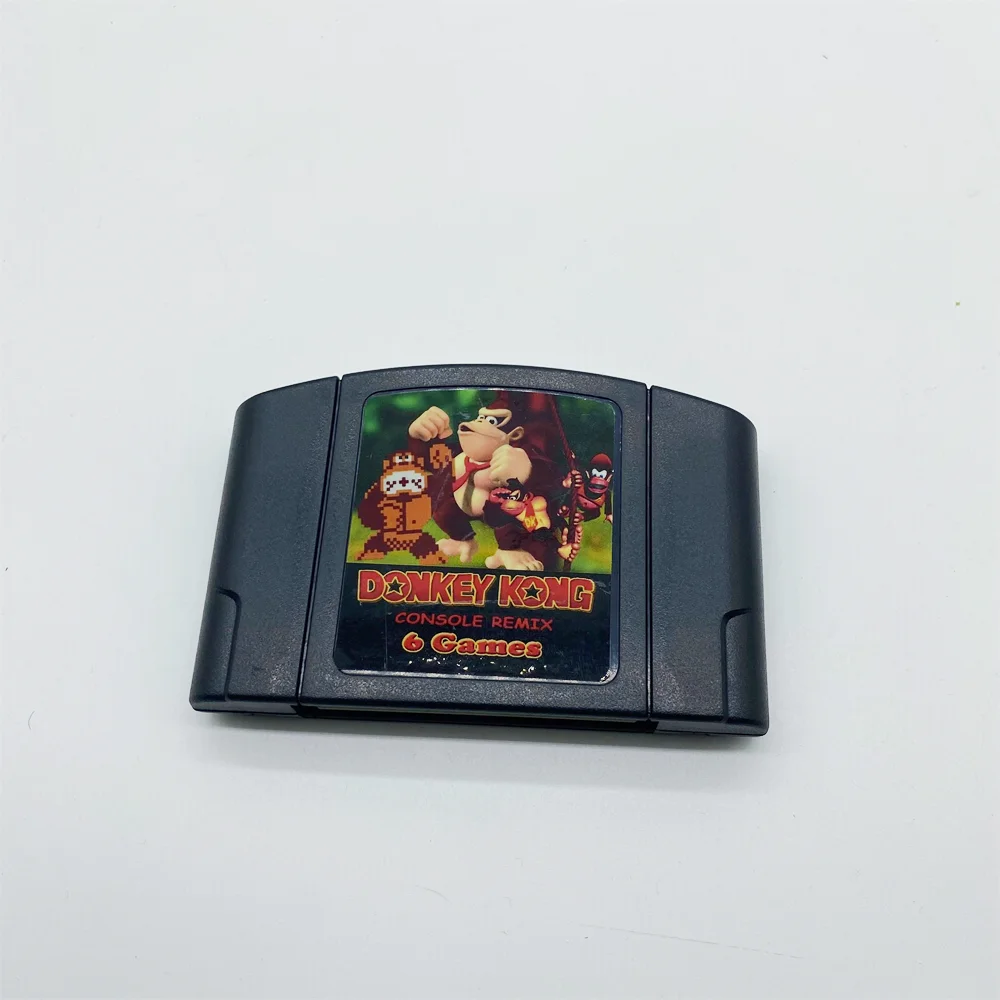 SNES and N64 Donkey Kong Games Multi Game Cartridge for Nintendo 64 NTSC Console