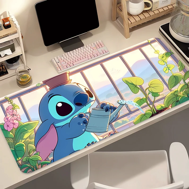 

Игровой коврик для мыши 90x40 см с S-образной строчкой, увеличенный компьютерный коврик для мыши, настольный коврик с HD-печатью, аниме-коврик, аксессуары для геймеров, настольный коврик для клавиатуры