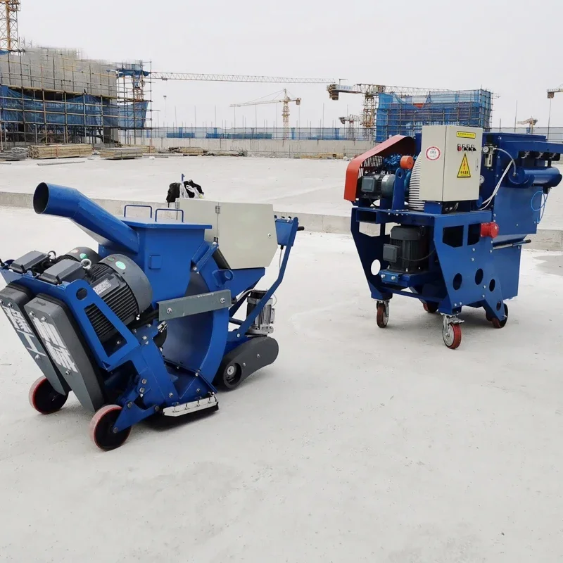 Portable Road Surface Bridge Deck Motorway Road Marking Remove Shot Blasting Machine Price
