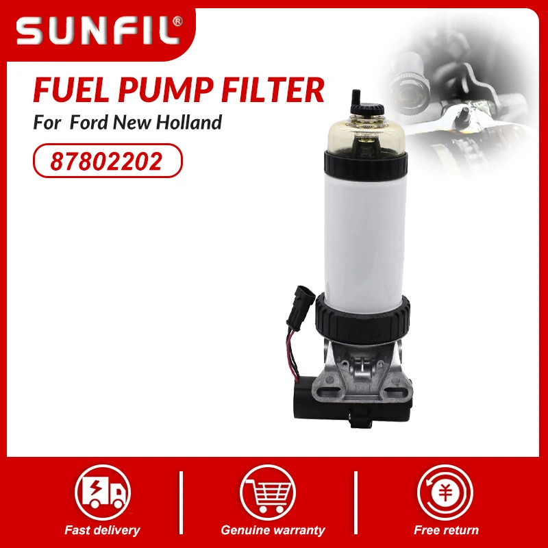 

87802202 87802203 87802238 with Electric Fuel Pump for Ford New Holland LS180 LS190 LX865 1089 Bale Wagon