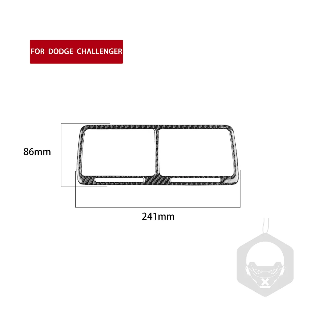 

Carbon Fiber for Dodge Challenger 2008 2009 2010 2011 2012 2013 2014 Accessories Car Center Control Panel Cover Sticker