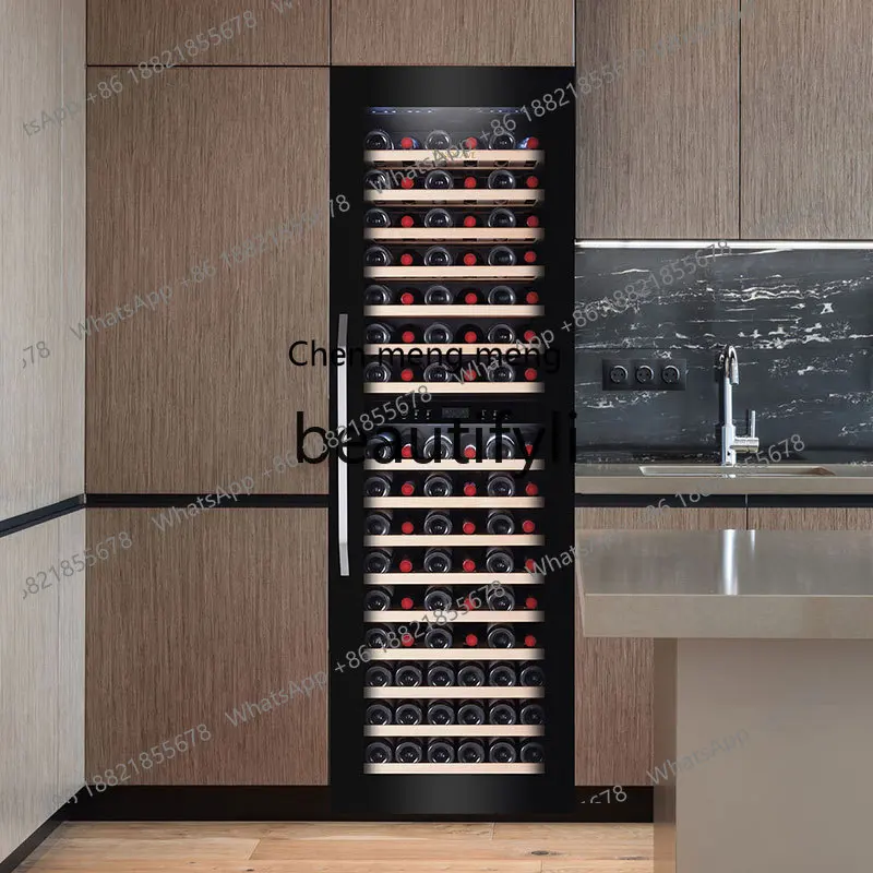 New arrive New, seamless fully embedded wine cabinet constant temperature wine cabinet household