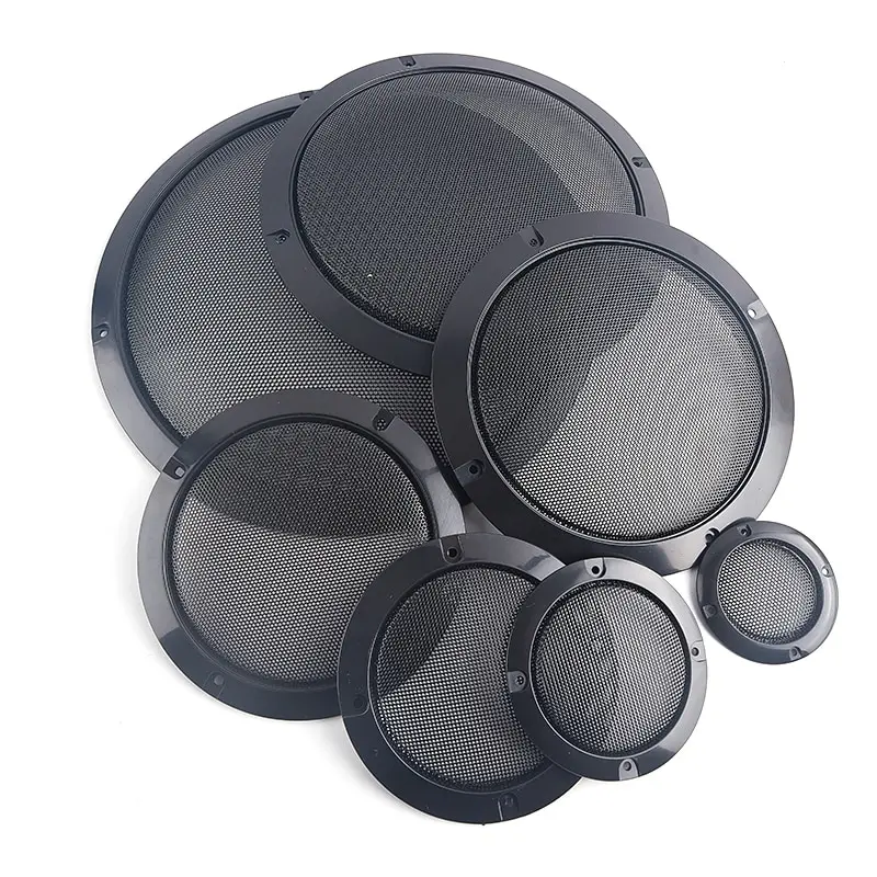 2 3 4 5 6 8 10 Inch Speaker Net Cover High-grade Car Home Mesh Enclosure Speakers Plastic Frame Metal Iron Wire Grilles