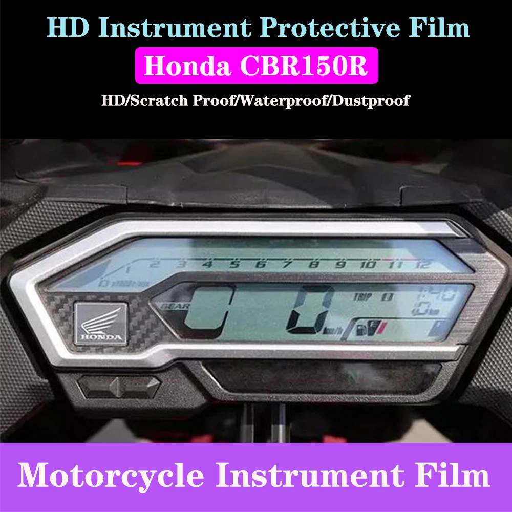 Motorcycle Cluster Scratch Protection Film Instrument Dashboard Cover Guard Blu-ray TPU For HONDA CBR150R 21-22 Winner X150 2022