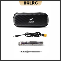 HGLRC RC2 Soldering Iron OLED HD Display Smart Constant Temperature Compatible with TS / T12 Soldering Lron Tips for FPV Drone