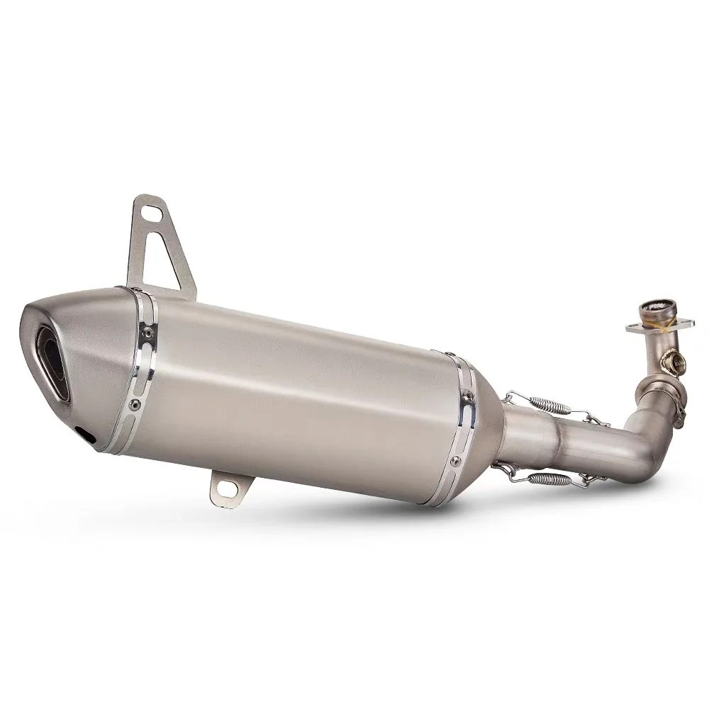 For Vespa exhaust modification Vespa GTS300 2008-2020 motorcycle modified exhaust full titanium stainless steel front pipe