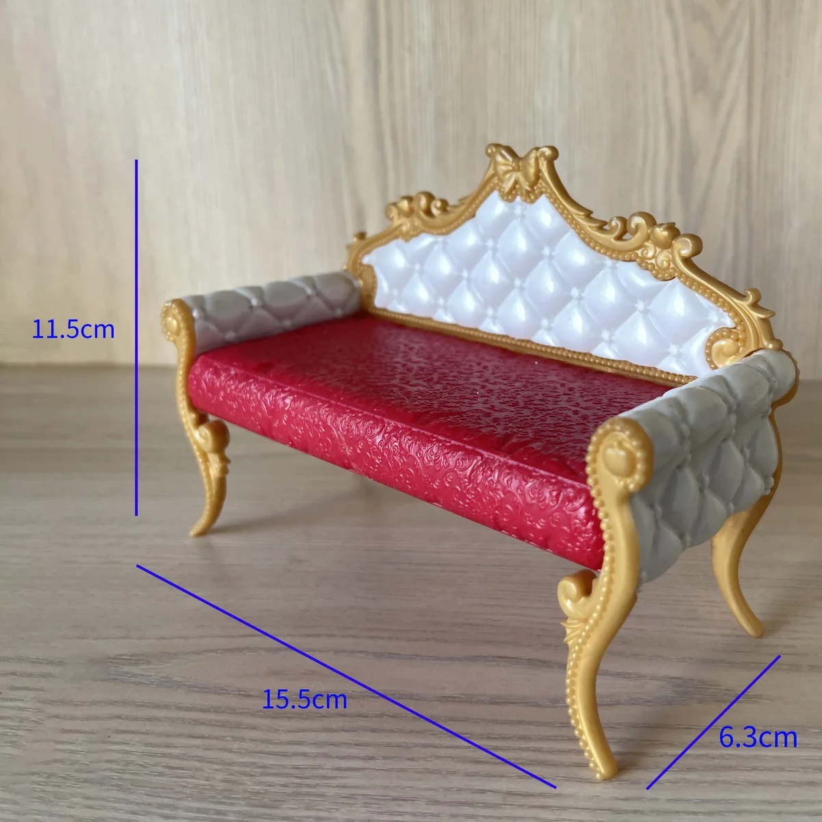 

Red Sofa Model,Chair Model, Doll House Accessories, Furniture Model,BJD,Creative,Desktop Decorations,1:12