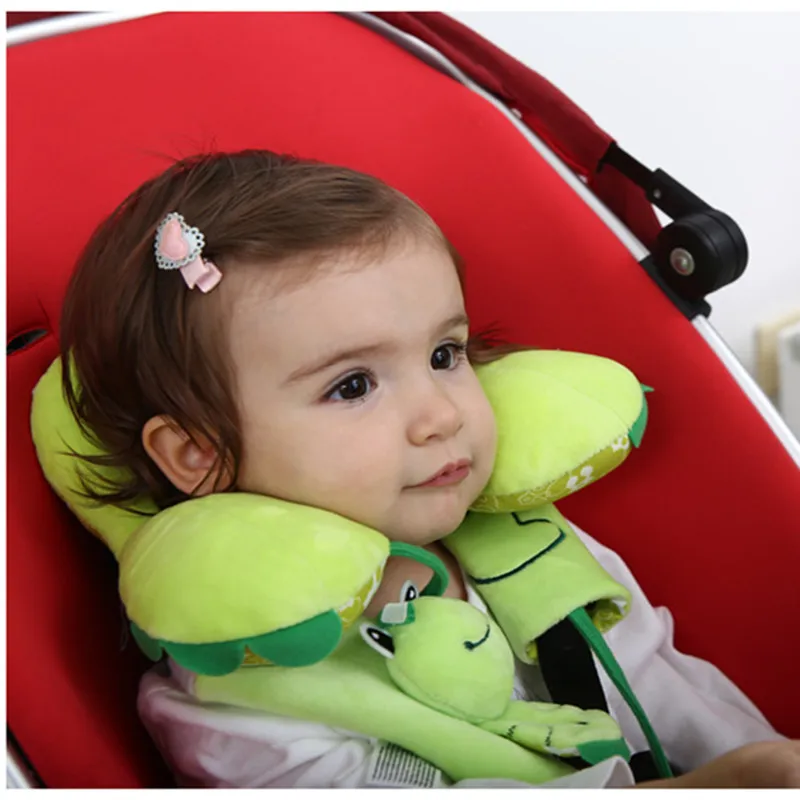 0.6-2 old Memory Cartoon Pillow Baby Pillow Child Newborn Styling U-shaped Soothing Nursing Baby Stroller Pillow Gift P5