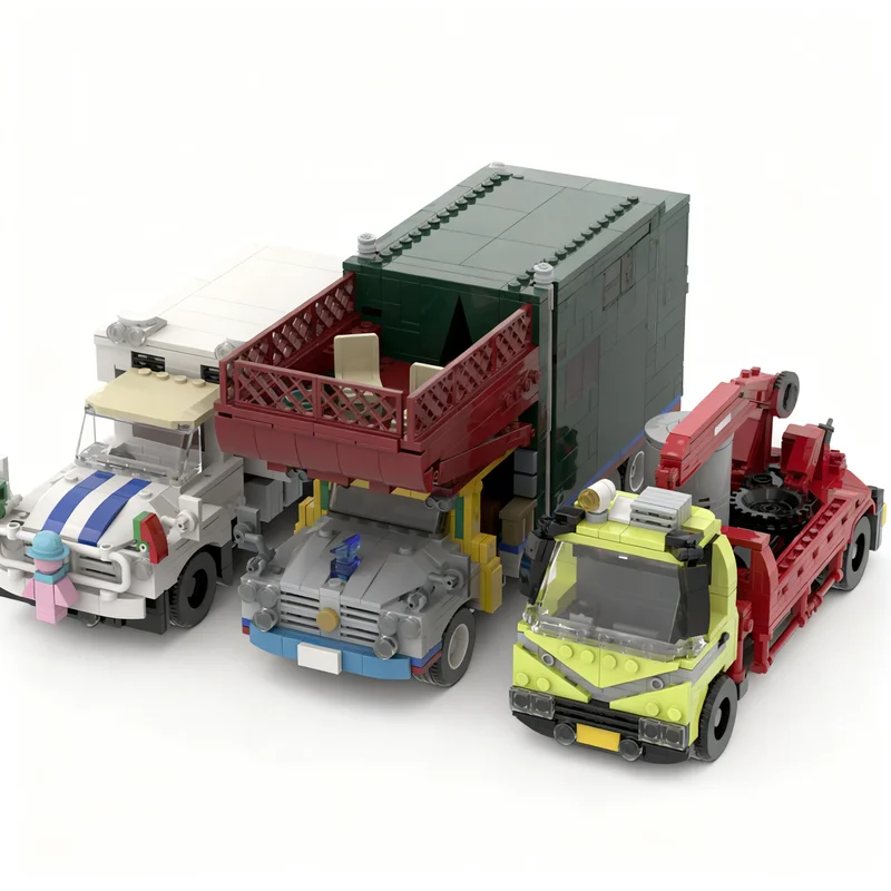 Lego Set City - 2131pcs MOC Top Gear Burma Special