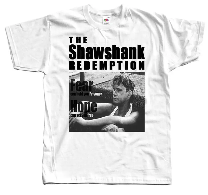 

The Shawshank Redemption 1994 T-shirt TEE v6 movie poster Whitel All Sizes