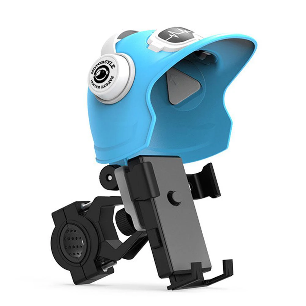 

2 шт., держатель для телефона на мотоцикле, форма шлема, солнцезащитный козырек, GPS-навигационная стойка, зонтик, солнцезащитный козырек для аксессуаров для электрических велосипедов