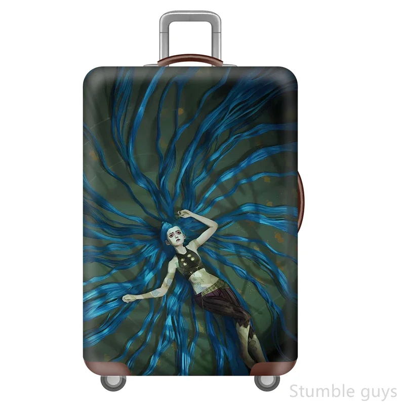 

Эластичный защитный чехол для багажа, моющийся, пыленепроницаемый, износостойкий, надежный, подходит для чемоданов 18-32 дюймов