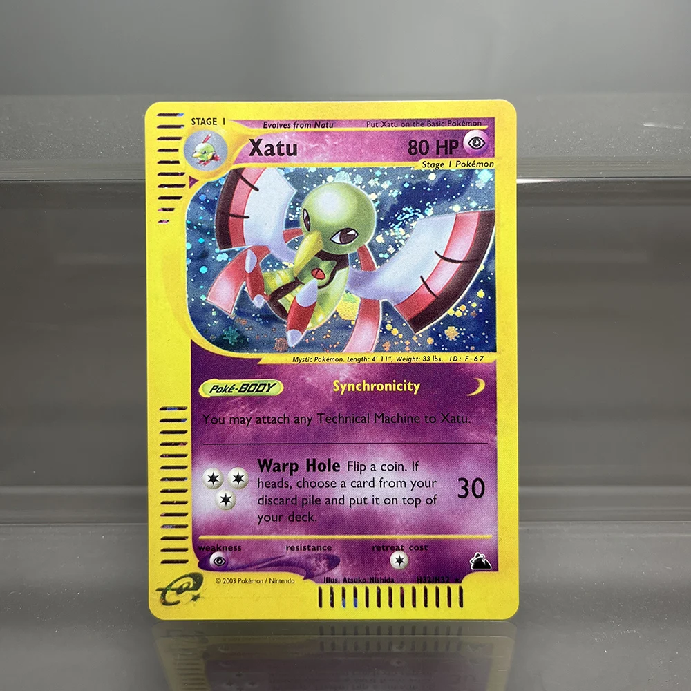 PKM-Karten Charizard Steelix Celebi Einzelfolienkarten Magneton Gengar Classic Game Collection Karten PTCG Proxy-Karten