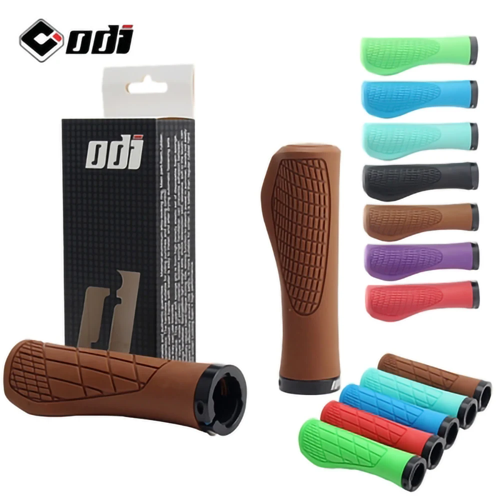 

ODI-Single Lock Bicycle Handlebar Grips, Soft Rubber, Integrated Bike Grip Covers, MTB Accessories