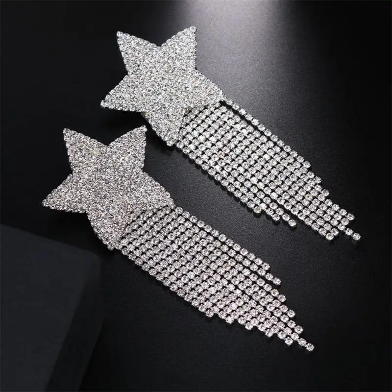 Pegatinas de pezón con borla de mariposa Sexy, diamantes de imitación brillantes, borla de estrella redonda, pegatinas de pecho de circón, pegatinas íntimas