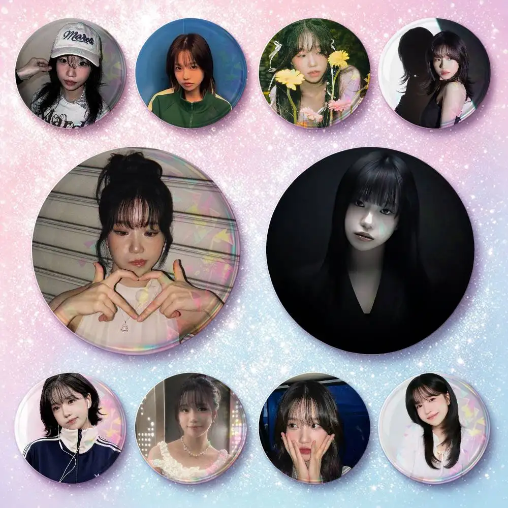 Cute 222-J-Jo Y-yuri Kawaii Badges 25 32 44 58 75 Mm Round Cosplay Pin Bag Decor Fans Collect Friends Gifts Brooch Souvenir