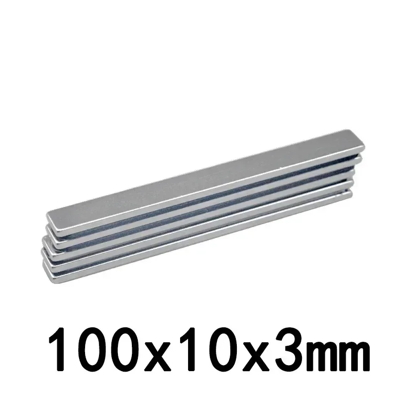 100x10x3mm 1/2/5/10PCS N35 Super Strong Neodymium NdFeB Magnet Block Permanent Neodymium Magnet Powerful Magnets