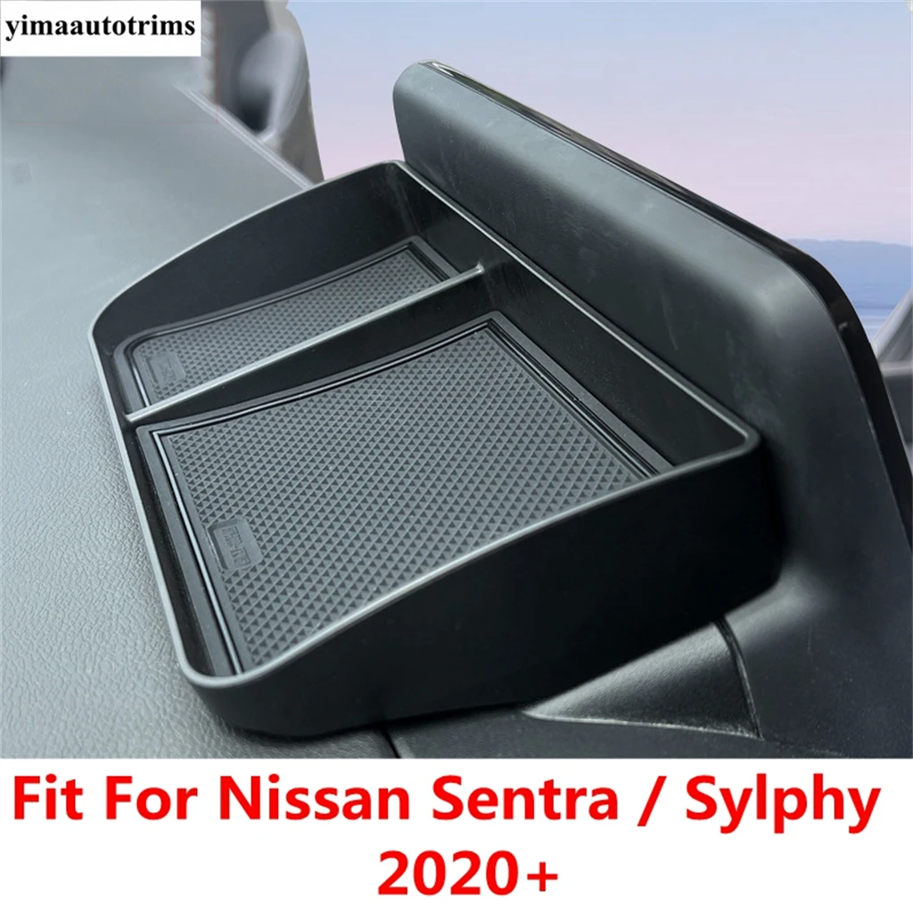 

Central Control Dashboard Instrument Panel Storage Box Holder Tray For Nissan Sentra / Sylphy 2020 - 2024 Accessories Interior